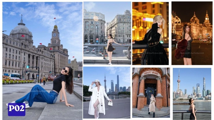ตัวอย่างถ่ายรูปคู่รักที่เซี่ยงไฮ้ วิวเมืองและแลนด์มาร์กโดย MY FOTO