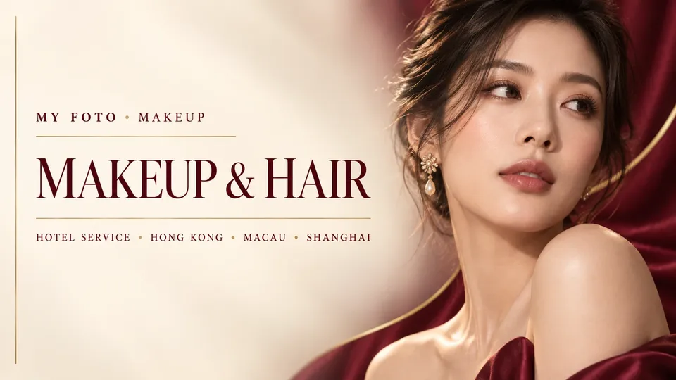 Makeup and hair styling by MY FOTO