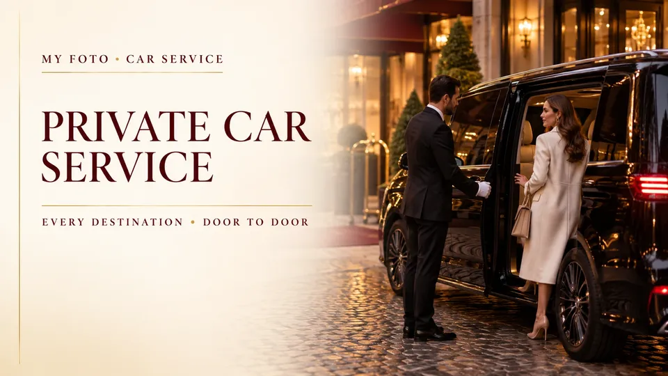 Private car service by MY FOTO